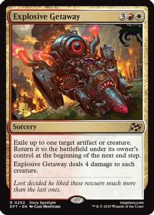 Explosive Getaway (-202) [Prerelease Cards]  Foil