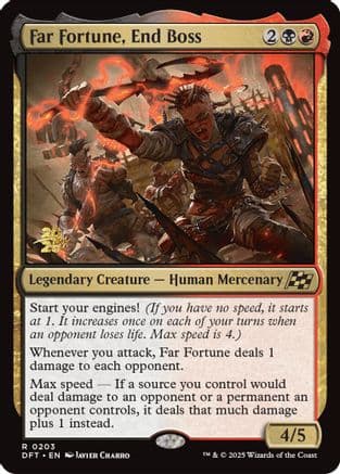 Far fortune, End Boss (-203) [Prerelease Cards]  Foil