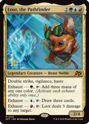 Loot, the Pathfinder (-212) [Prerelease Cards]  Foil
