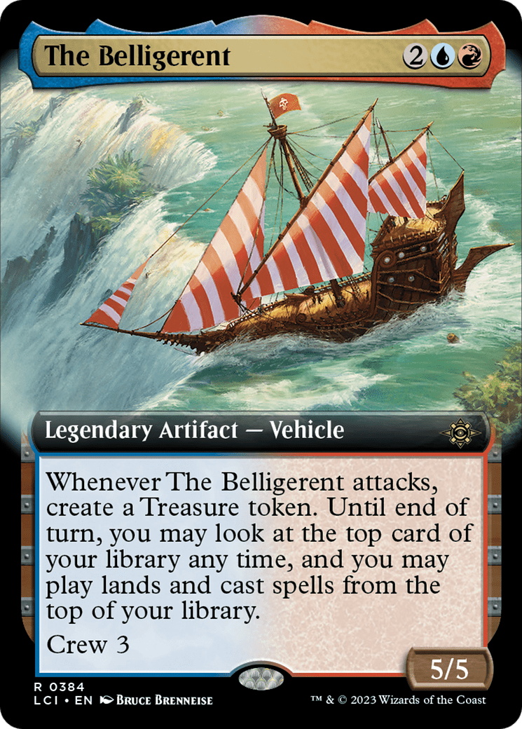 The Belligerent (Extended Art) [The Lost Caverns of Ixalan] Foil
