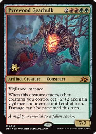 Pyrewood Gearhulk (-216) [Prerelease Cards]  Foil