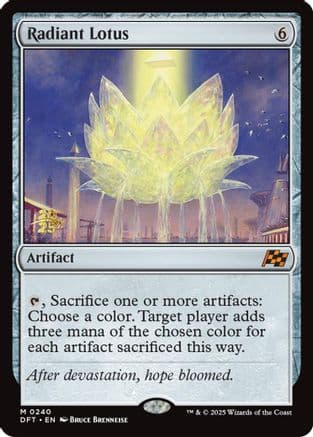 Radiant Lotus (-240) [Prerelease Cards]  Foil