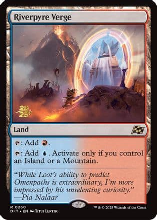Riverpyre Verge (-260) [Prerelease Cards]  Foil