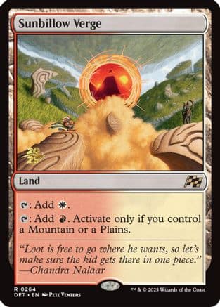 Sunbillow Verge (-264) [Prerelease Cards]  Foil