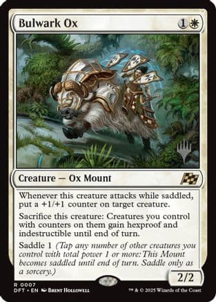 Bulwark Ox (007) [Promo Pack: Aetherdrift]  Foil
