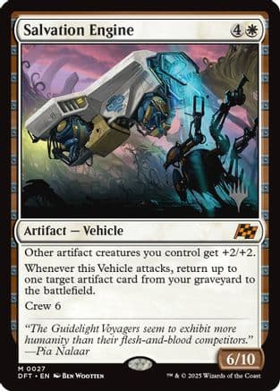 Salvation Engine (027) [Promo Pack: Aetherdrift]  Foil