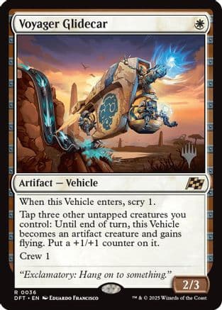 Voyager Glidecar (036) [Promo Pack: Aetherdrift]  Foil