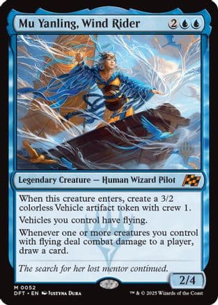 Mu Yanling, Wind Rider (052) [Promo Pack: Aetherdrift]  Foil
