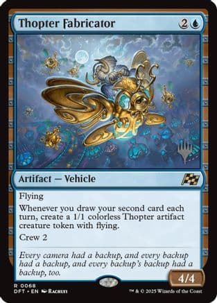 Thopter Fabricator (068) [Promo Pack: Aetherdrift]  Foil