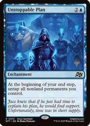 Unstoppable Plan (072) [Promo Pack: Aetherdrift]  Foil