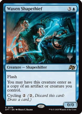 Waxen Shapethief (074) [Promo Pack: Aetherdrift]  Foil