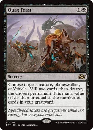Quag Feast (100) [Promo Pack: Aetherdrift]  Foil