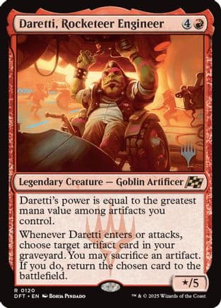 Daretti, Rocketeer Engineer (120) [Promo Pack: Aetherdrift]