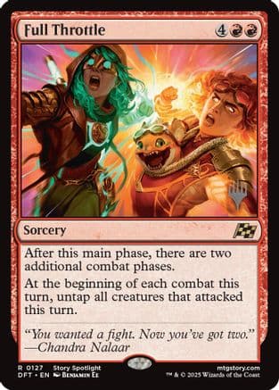 Full Throttle (127) [Promo Pack: Aetherdrift]  Foil