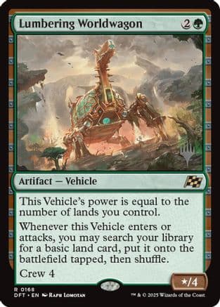Lumbering Worldwagon (168) [Promo Pack: Aetherdrift]