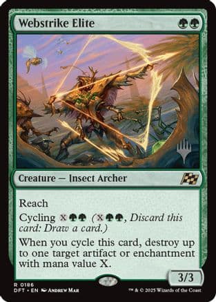 Webstrike Elite (186) [Promo Pack: Aetherdrift]  Foil