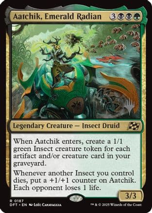 Aatchik, Emerald Radian (187) [Promo Pack: Aetherdrift]