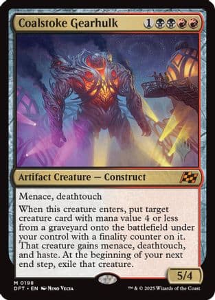 Coalstoke Gearhulk (198) [Promo Pack: Aetherdrift]  Foil