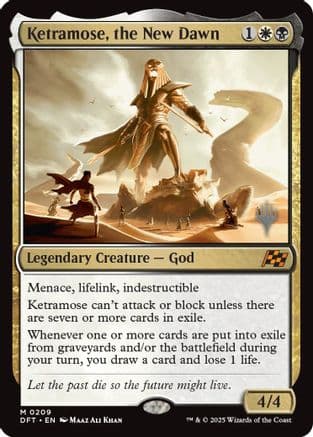 Ketramose, the New Dawn (209) [Promo Pack: Aetherdrift]  Foil