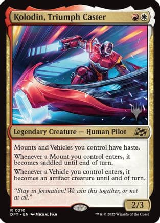 Kolodin, Triumph Caster (210) [Promo Pack: Aetherdrift]  Foil