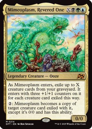 Mimeoplasm, Revered One (214) [Promo Pack: Aetherdrift]  Foil