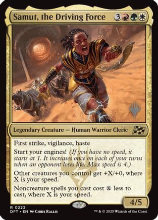 Samut, the Driving Force (222) [Promo Pack: Aetherdrift]