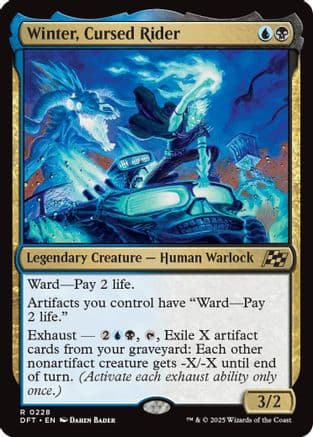 Winter, Cursed Rider (228) [Promo Pack: Aetherdrift]  Foil