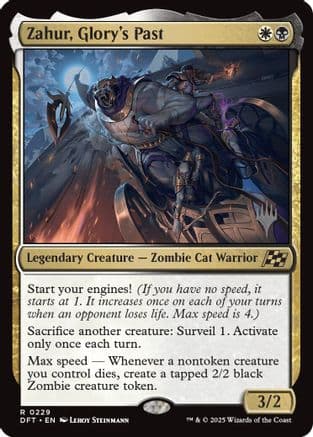 Zahur, Glory's Past (229) [Promo Pack: Aetherdrift]  Foil