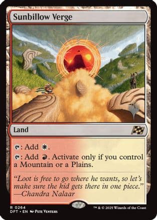 Sunbillow Verge (264) [Promo Pack: Aetherdrift]  Foil