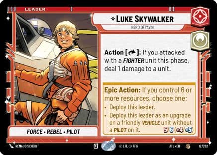 Luke Skywalker - Hero of Yavin |  (012/262)  [Jump to Lightspeed]