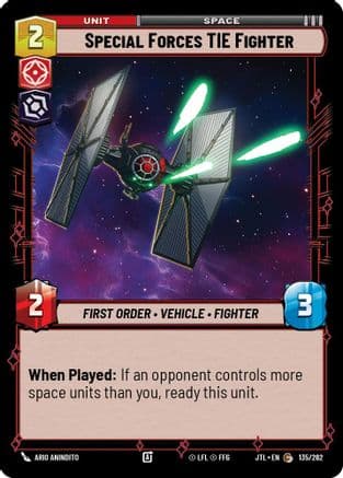 Special Forces TIE Fighter |  (135/262)  [Jump to Lightspeed]