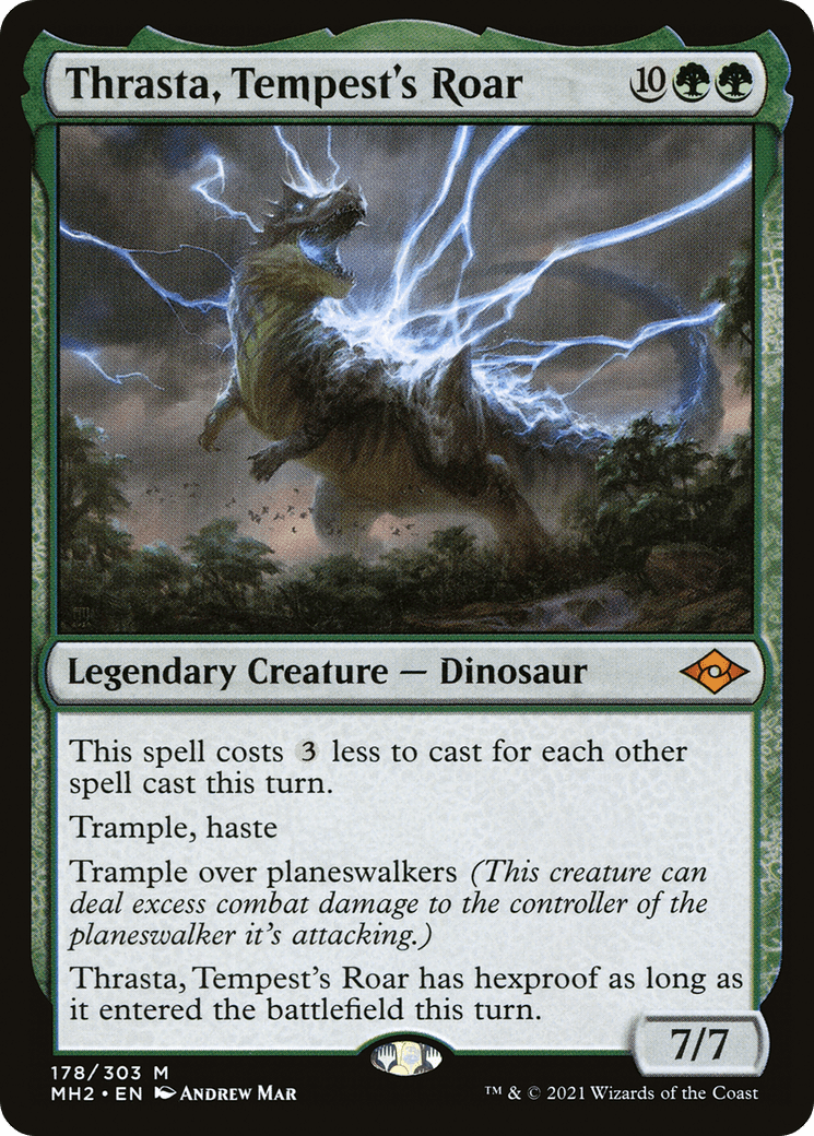 Thrasta, Tempest's Roar [Modern Horizons 2] Foil