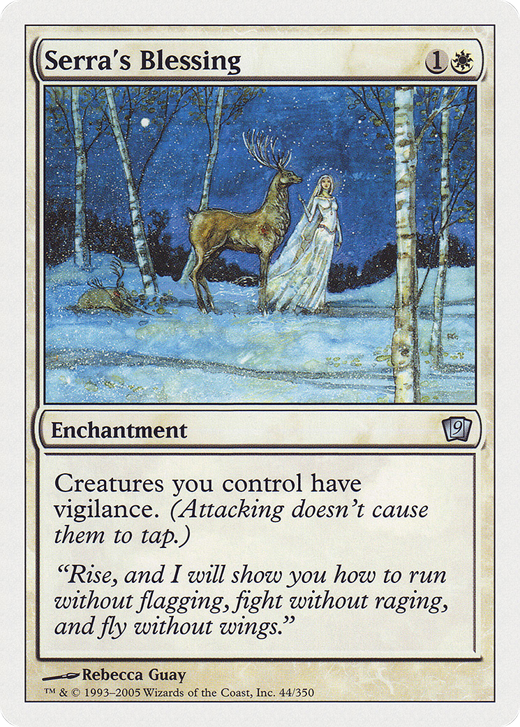Serra's Blessing [Ninth Edition] Foil