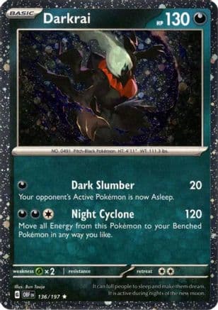 Darkrai (Cosmos Holo) 136- Miscellaneous Cards & Products Holofoil