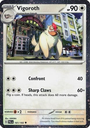 Vigoroth (Cosmos Holo) 161- Miscellaneous Cards & Products Holofoil