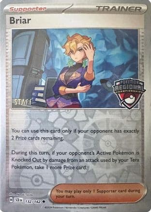 Briar (Regional Championship) [Staff] 132/142 - League & Championship Cards Reverse Holofoil