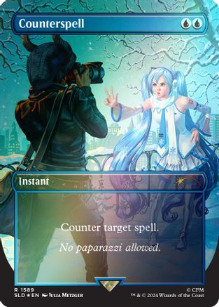 Counterspell (1589) (Rainbow Foil) (-1589) [Secret Lair Drop Series]  Foil