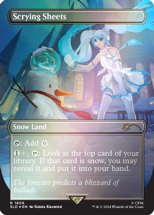 Scrying Sheets (Rainbow Foil) (-1606) [Secret Lair Drop Series]  Foil