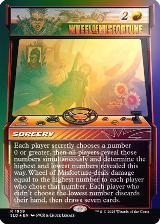 Wheel of Misfortune (1959) (Rainbow Foil) (-1959) [Secret Lair Drop Series]  Foil