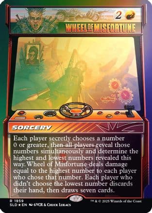 Wheel of Misfortune (1959) (Rainbow Foil) (-1959) [Secret Lair Drop Series]  Foil