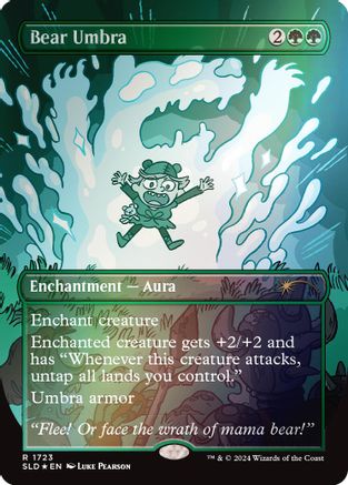 Bear Umbra (Rainbow Foil) (-1723) [Secret Lair Drop Series]  Foil