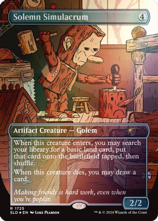 Solemn Simulacrum (1725) (Rainbow Foil) (-1725) [Secret Lair Drop Series]  Foil
