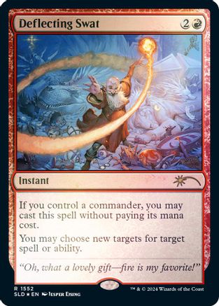 Deflecting Swat (Rainbow Foil) (-1552) [Secret Lair Drop Series]  Foil