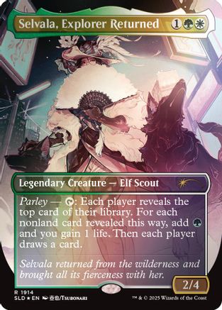 Selvala, Explorer Returned (Rainbow Foil) (-1914) [Secret Lair Drop Series]  Foil