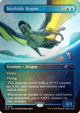Murktide Regent (Rainbow Foil) (-1878) [Secret Lair Drop Series]  Foil