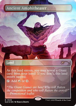 Ancient Amphitheater (Rainbow Foil) (-1320) [Secret Lair Drop Series]  Foil