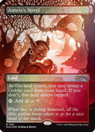 Auntie's Hovel (Rainbow Foil) (-1321) [Secret Lair Drop Series]  Foil