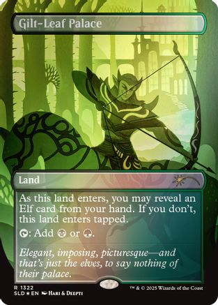 Gilt-Leaf Palace (Rainbow Foil) (-1322) [Secret Lair Drop Series]  Foil