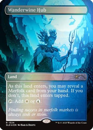 Wanderwine Hub (Rainbow Foil) (-1324) [Secret Lair Drop Series]  Foil