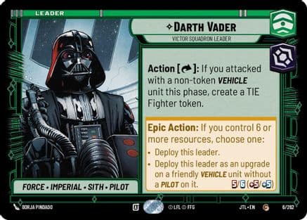Darth Vader - Victor Squadron Leader |  (006/262)  [Jump to Lightspeed]